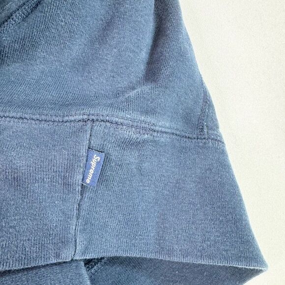 Supreme Arc Hoodie Mens Medium Blue Long-Sleeve Drawstrings Pullover Spellout - Picture 5 of 10